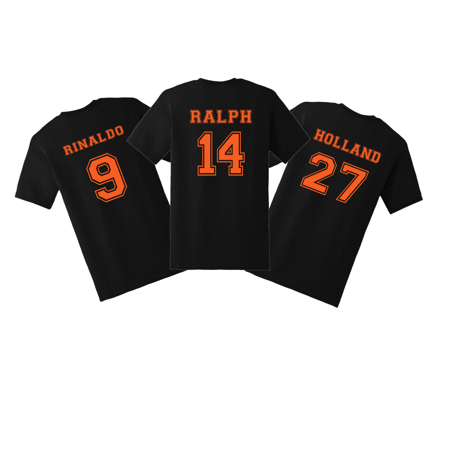 Zwart/Oranje Shirt (Kids)