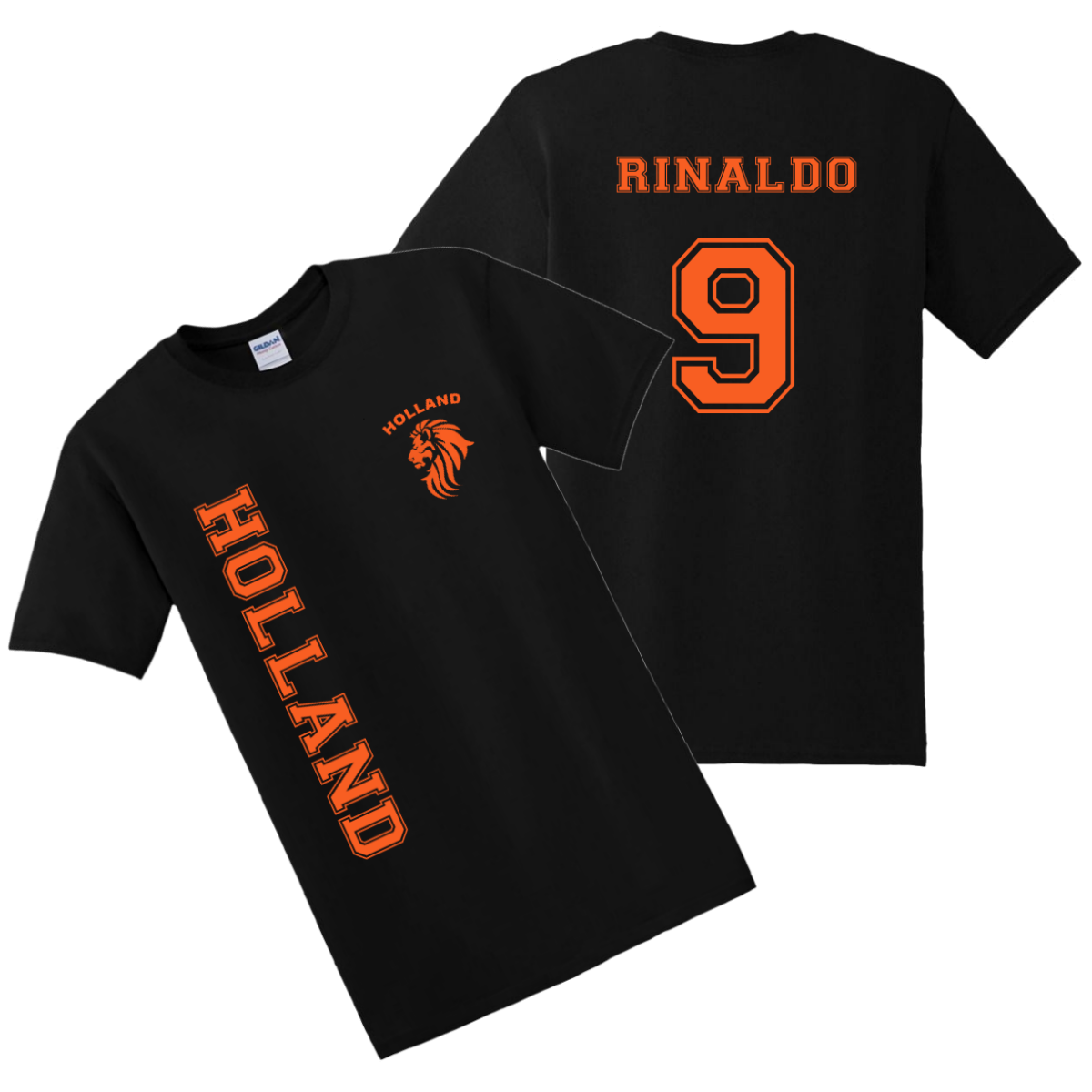 Zwart/Oranje Shirt (Kids)
